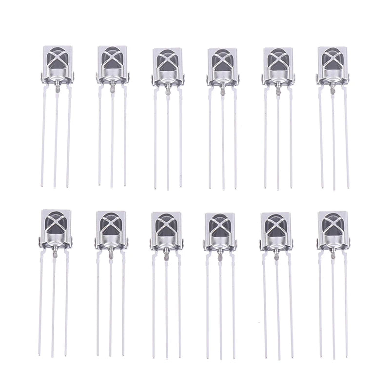 10Pcs Universal IR Infrared Receiver Sensor Module For VS1838B LF1738 Inductive Infrared Remote Receiver Tube Receiving Head