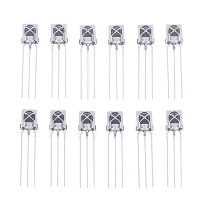 10Pcs Universal IR Infrared Receiver Sensor Module For VS1838B LF1738 Inductive Infrared Remote Receiver Tube Receiving Head