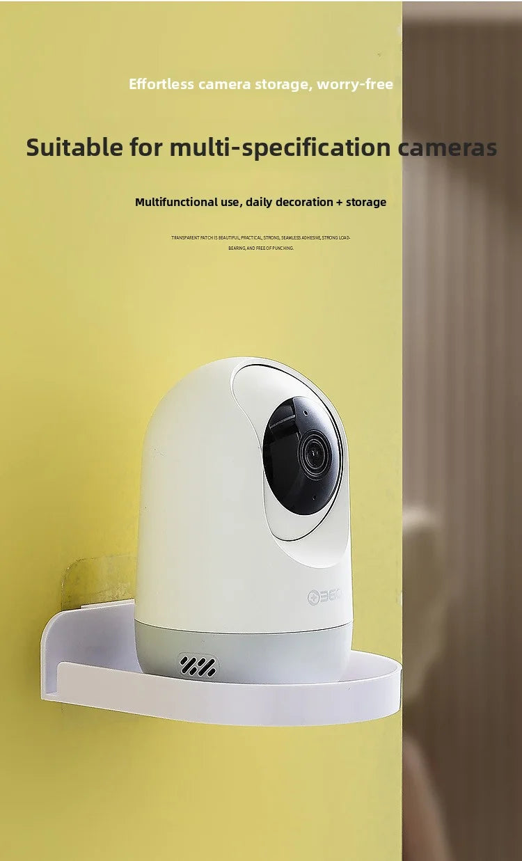 Punch-Free Security Surveillance Camera Stand New Traceless Wall-Mounted Bracket Home Self-Adhesive Drill-free Fixer 1pcs
