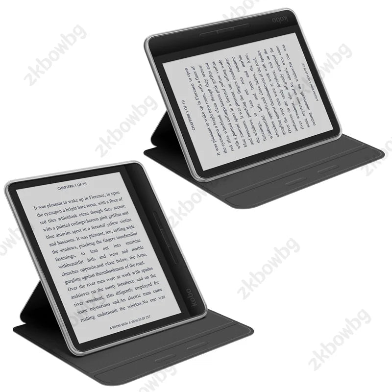 Magnetic Detachable for KOBO Libra Colour/Libra 2 N428 N418 7'' Ebook Case 360° Rotatable 2-in-1 Acrylic PU Leather Stand Cover