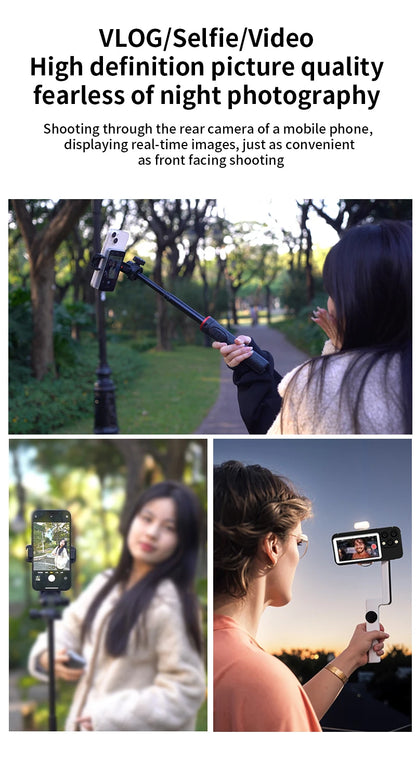 Mobile phone magnetic projection device, rear - high - definition self - shooting, wireless projection is extremely convenient