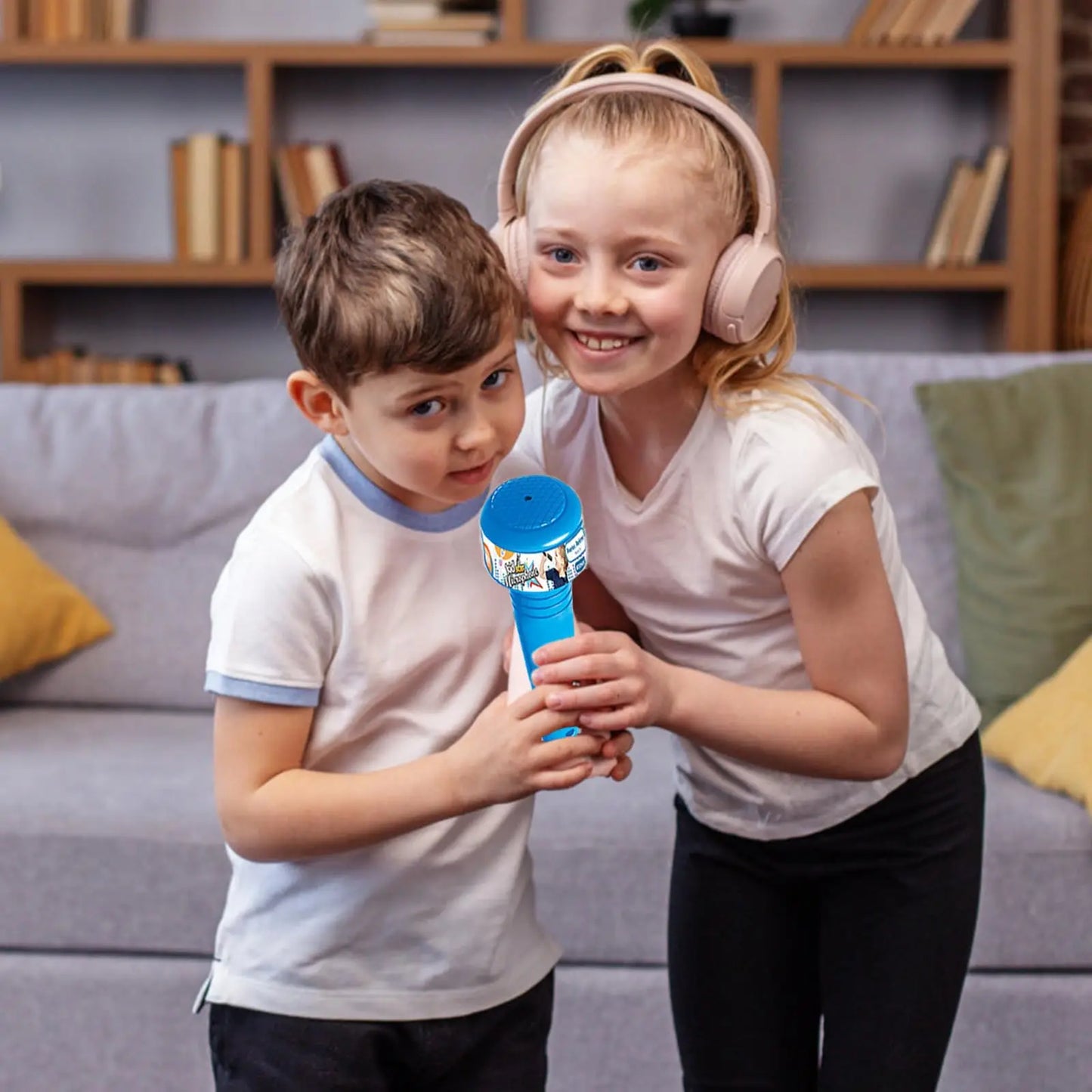 Musical Microphone Speaker With Popular Song Music Instrument Toys Brain-Training Educational Toy Birthday Gift for Girl Boy