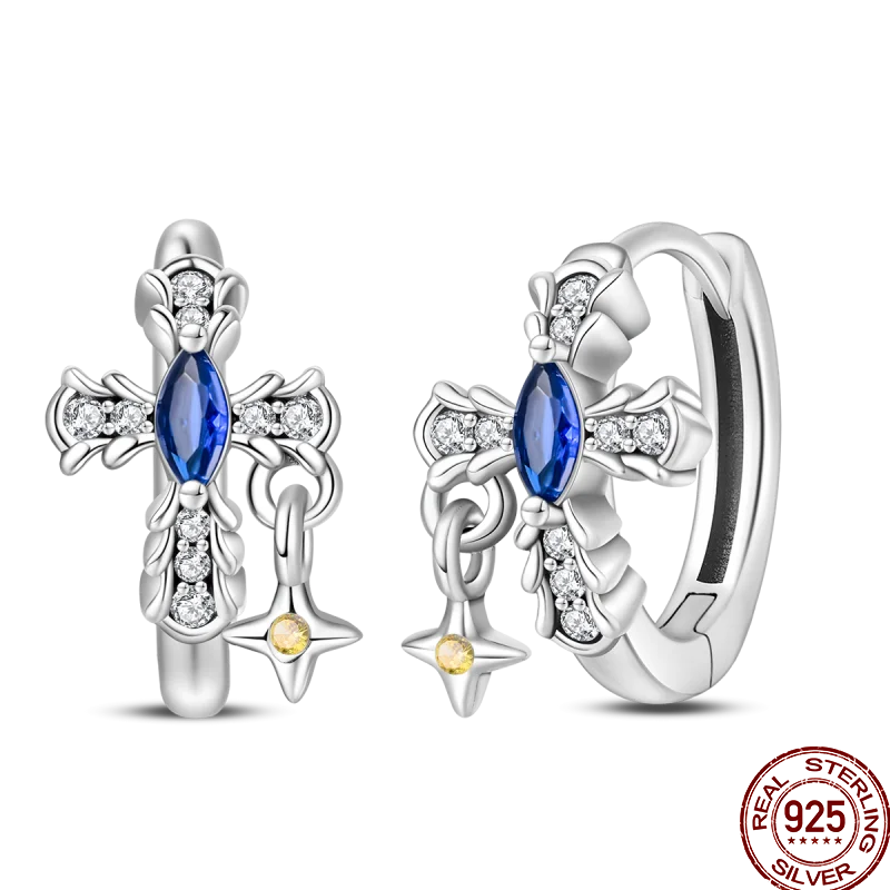 Hot Sale 925 Sterling Silver Spring Zircon Sunflower Stud Earrings For Women 2023 Trending Fashion Jewelry mother's day gift