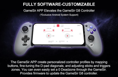 Gamesir G8 Galileo Gamepad para Móvil Cellular Mobile Game Phone Controller Android Console Like Experience Design for Big Hands