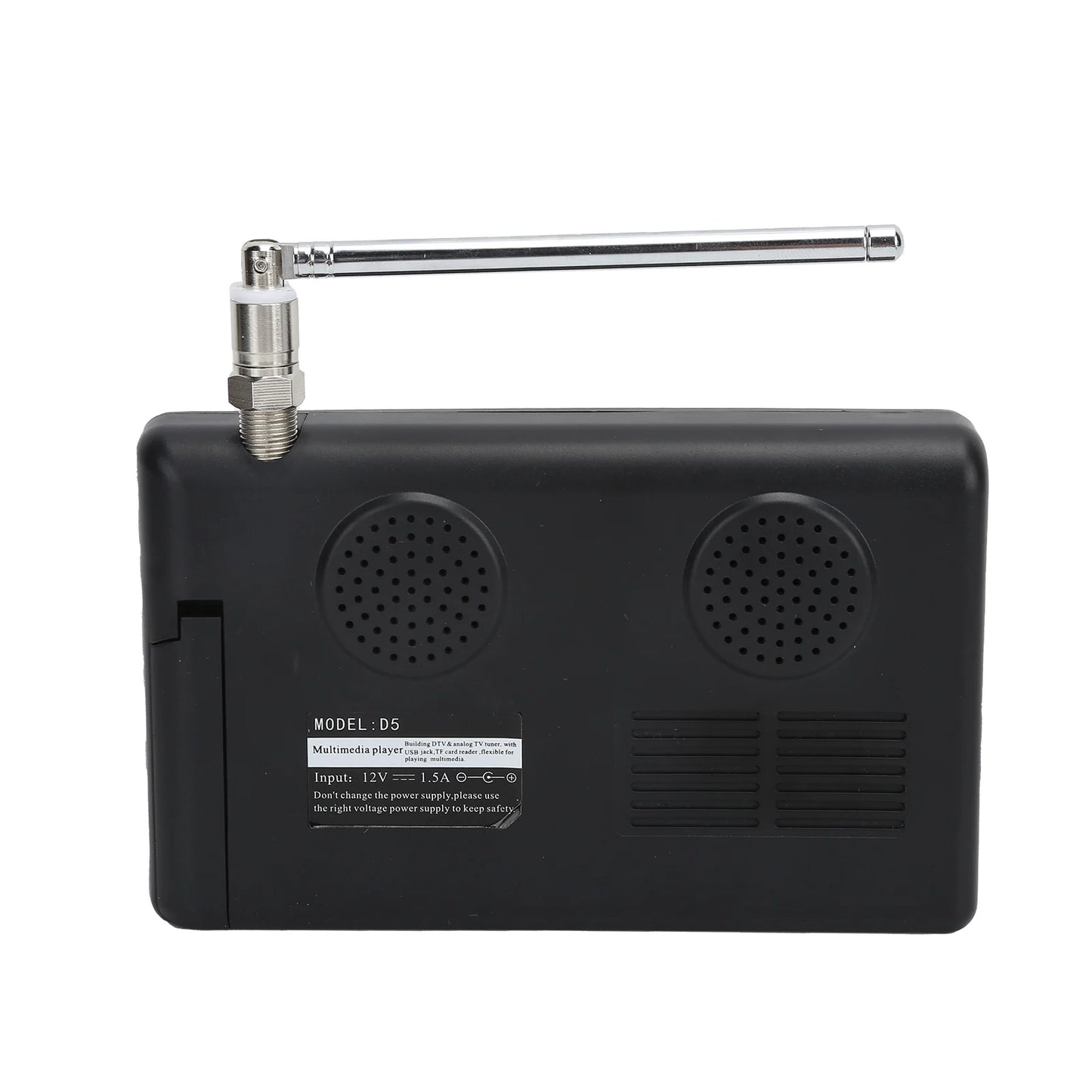 LEADSTAR 5 Inch Digital Television Portable Digital TV for Car Camping Kitchen 110‑ Mini TV Portable Digital TV Portable TV
