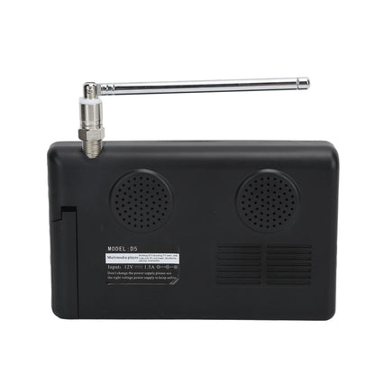 LEADSTAR 5 Inch Digital Television Portable Digital TV for Car Camping Kitchen 110‑ Mini TV Portable Digital TV Portable TV