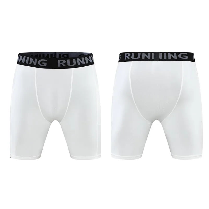 Sports Fitness Pants Men Gym Shorts Workout Tights Running Training Bottoming Shorts Compression Leggings Basketball Sportswear