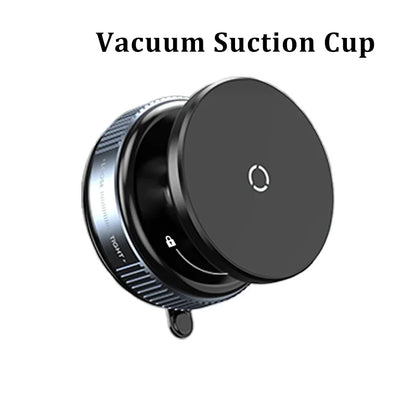 K007 Strong Magnetic Car Phone Holder Foldable Design 360° Adjustable Vacuum Mount for Car/Desk/Bathroom/Universal Use Holder