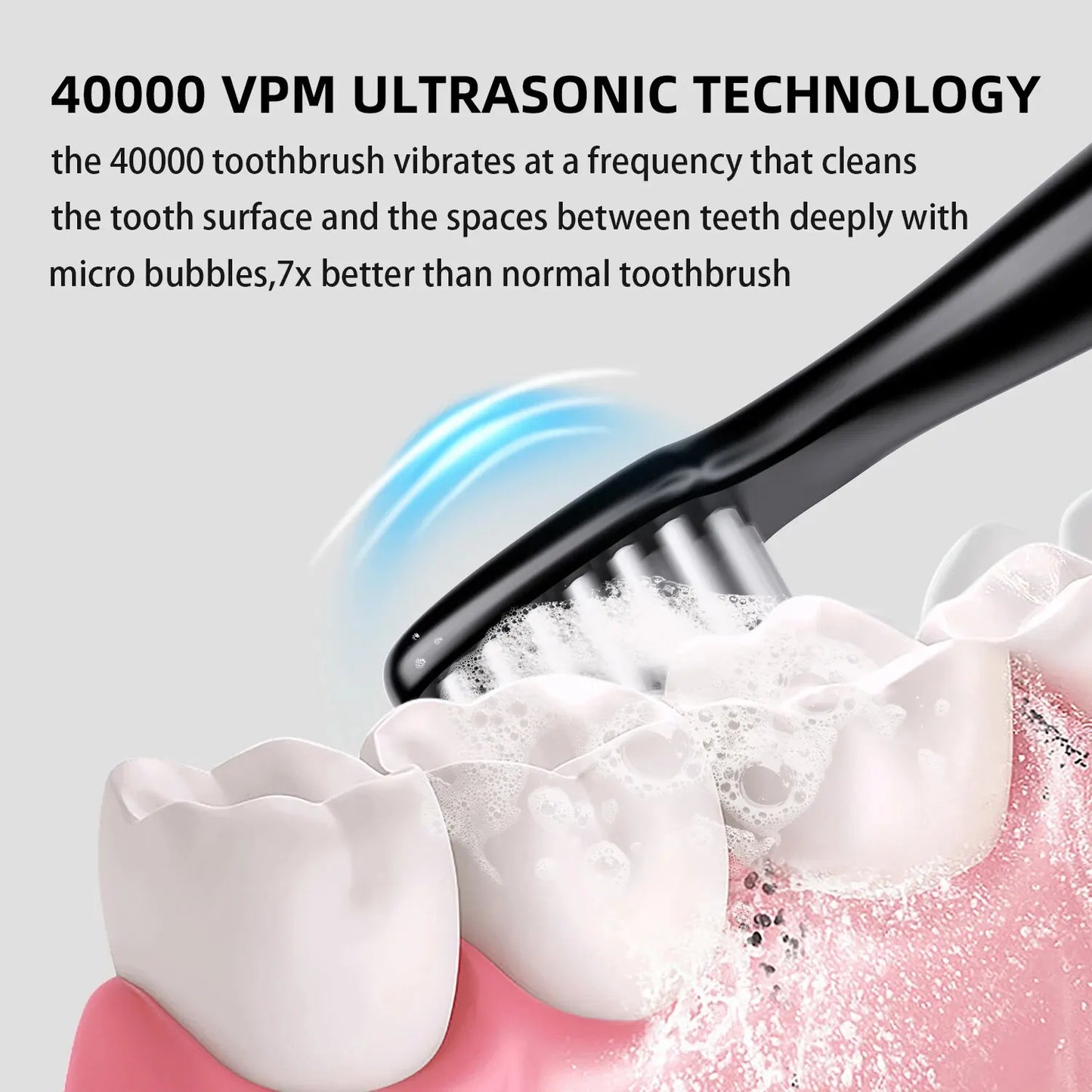 Electric Toothbrush Fine Branch Sonic Toothbrush Hollow Cup Motor Home Travel Toothbrush IPX7 Waterproof Electric Brush