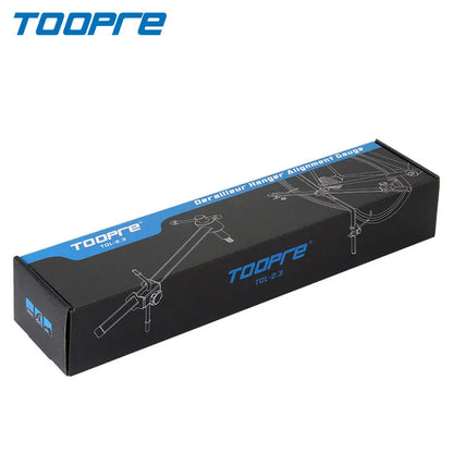 TOOPRE Bicycle Rear Derailleur Hanger Alignment Gauge Aluminium Alloy Straighten Tool for Mountain Road Bike 20-29'' Wheel