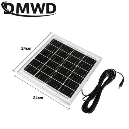 Solar 12V Exhaust Fan Air Blower High Speed Ventilator Energy-saving Anti-Mosquito Design Kitchen Bathroom Chicken/Duck Coop