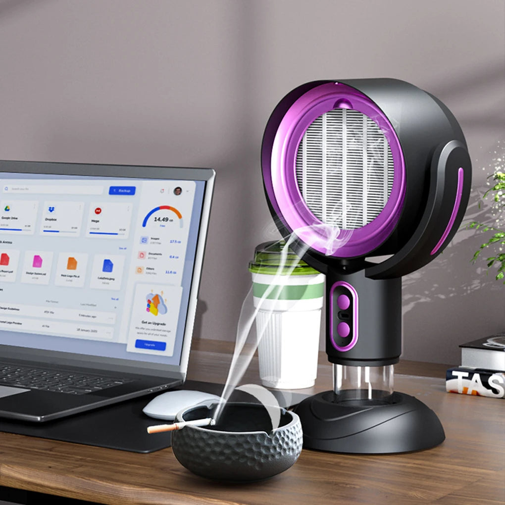 Portable Desktop Range Hood Cleaner Air Adjustable Ventilator Big Suction For Smoking Home Kitchen BBQ hot pot Smoking Machine