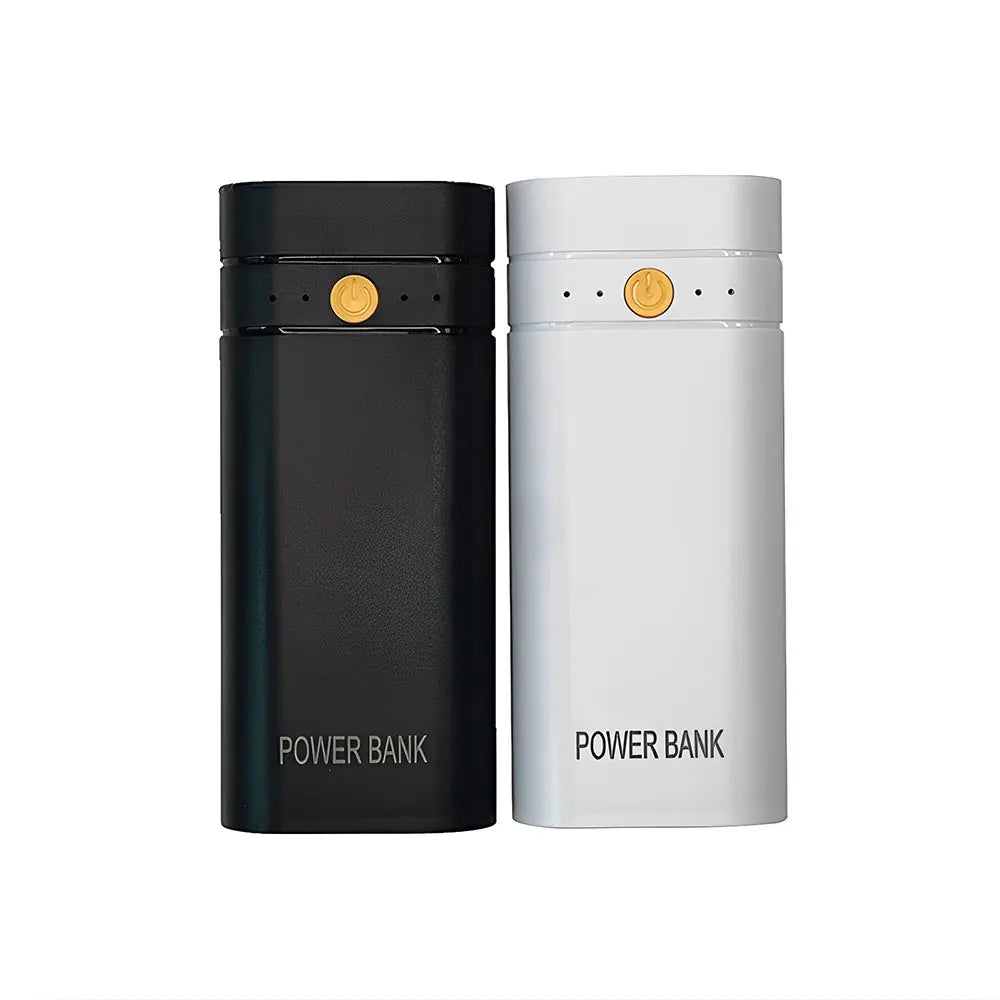 Portable 18650 Battery Charger Case 2 x 18650 DIY Power Bank Box Kit USB Output Ports 3.7V Plastic Mobile Power Supply Housing