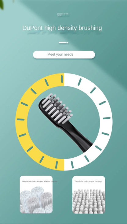 Electric Toothbrush Fine Branch Sonic Toothbrush Hollow Cup Motor Home Travel Toothbrush IPX7 Waterproof Electric Brush