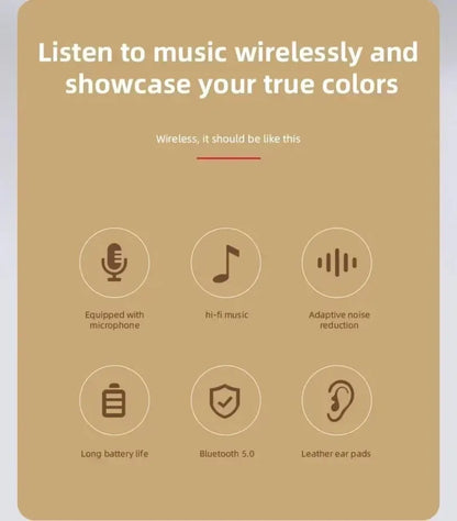 Stereo P47 Headset 5.0 Bluetooth Headset Folding Series Wireless Sports Game Headset for iPhone XiaoMi