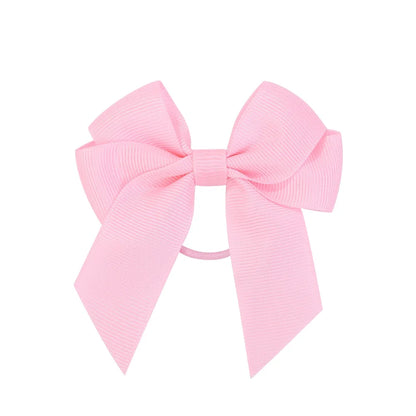 3.15inches Solid Color Hair Ribbon Hair Band for Girls Toddler Cheer Up Bows Head Rope Kids Headwear Ponytail Hair Accessories