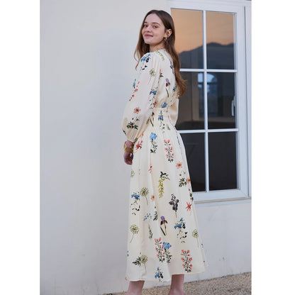 AP SS26 Women Smock Floral Dress Sweet Style