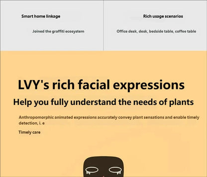 Smart Plant Endless Fun Over 49 Rich Expressions,7 Smart Sensors,ai Chips Make Raising Plants Easy And Fun