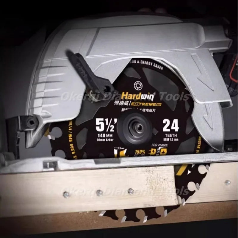 4/5/5.5/6/6.5/7.25 Inch Energy Saving Lithium Saw Blades Energy Efficient Lithium Wood Cutting Circular Saw Blade Woodworking