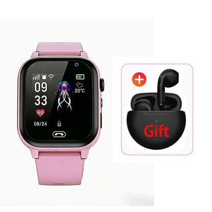 2026 Lenovo Kids Smart Watch SOS GPS Location Tracke Sim Card Call Child SmartWatch Camera Waterproof Watch Gift For Ios Android