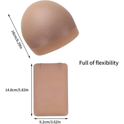 1Pack Nylon Wig Making Cap Mesh Stocking Wig Cap Invisible Hair Nets For Hair Wigs Brown Black Salon Hairnet Wig Caps For Women