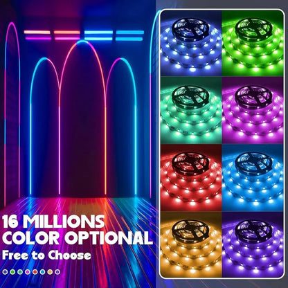12LEDs/M Led Strip Lights RGB Led Strip Flexible Ribbon with 3Key Control Luces Led Tape Lights for Room Decor TV Backlights