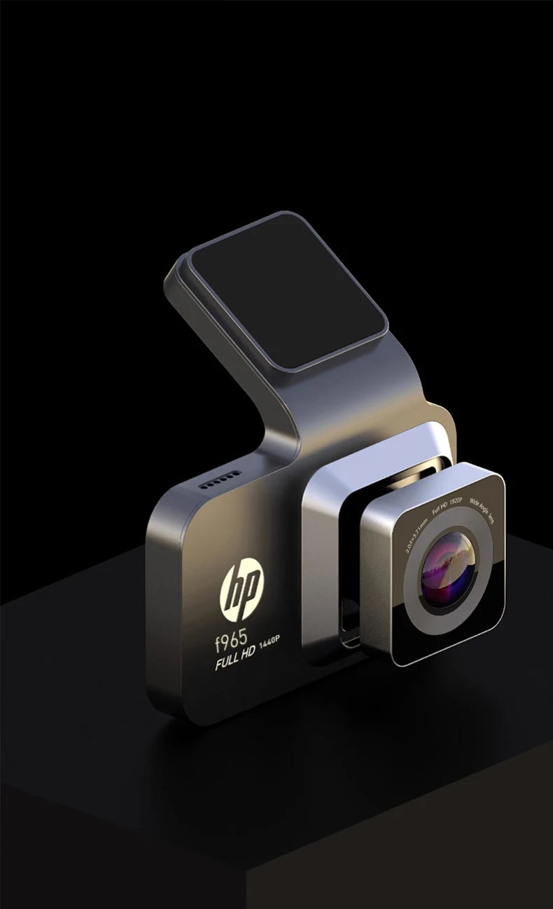 HP car camera F965 dash cam camera 2k UHD night vision WiFi video loop video parking monitoring car dashcam auto dashcam 1440P