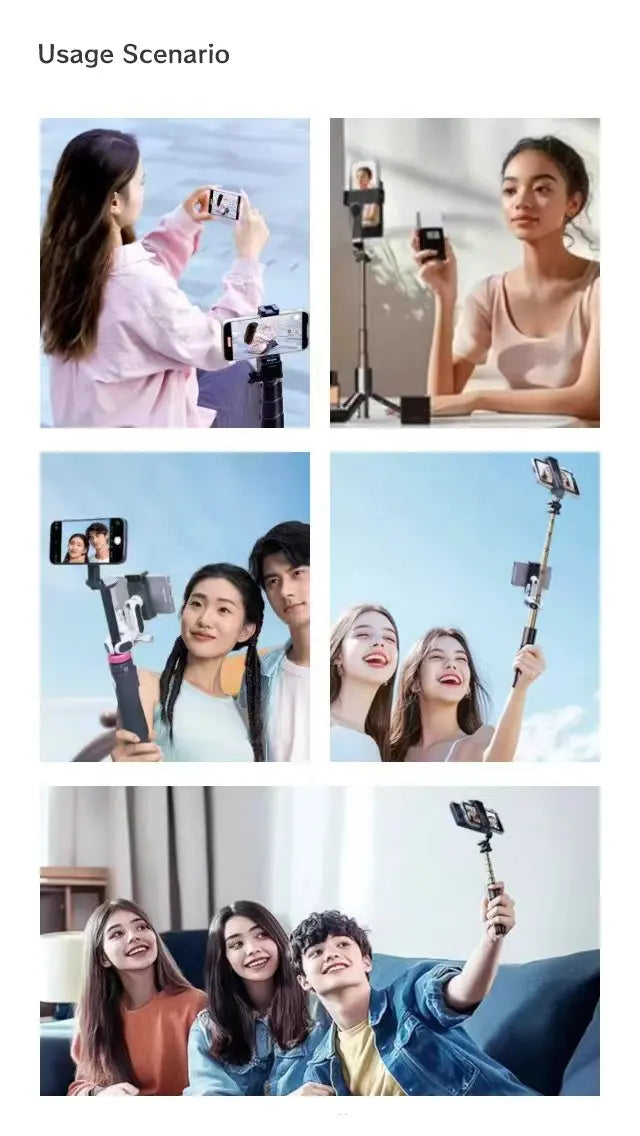 New Magnetic Phone Vlog Selfie Monitor Screen for Phone Rear Camera for Selfie Rear Camera Compatible With iPhone Android