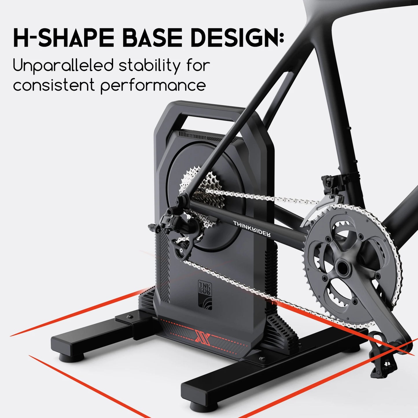 ThinkRider XXPRO Direct Drive  Smart Bike Trainer Max 2500W Indoor Training Generate electricity by oneself Bicycle Roller