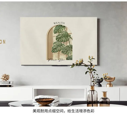 TV Cover Aesthetic three-dimensional sense Household Hanging LCD TV Dust 24-75 Inch Living Room Decoration for Televisions