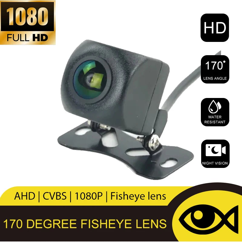 170° Wide Angle AHD Car Backup Camera 720P/1080P Dual Resolution Enhanced IR Night Vision Waterproof Universal Reverse Camera