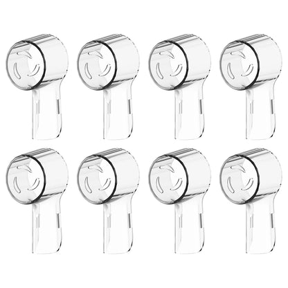 Toothbrush Dustproof Covers Caps Compatible with Braun Oral B Replacement Heads and iO Series Electric Toothbrush Head Protector