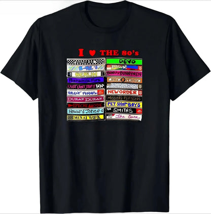 I Love The 80s T Shirts for Boys Party Funny Vintage Brithday T Shirt Best Gift Children Tops & Tees Pure Cotton Casual Tshirts