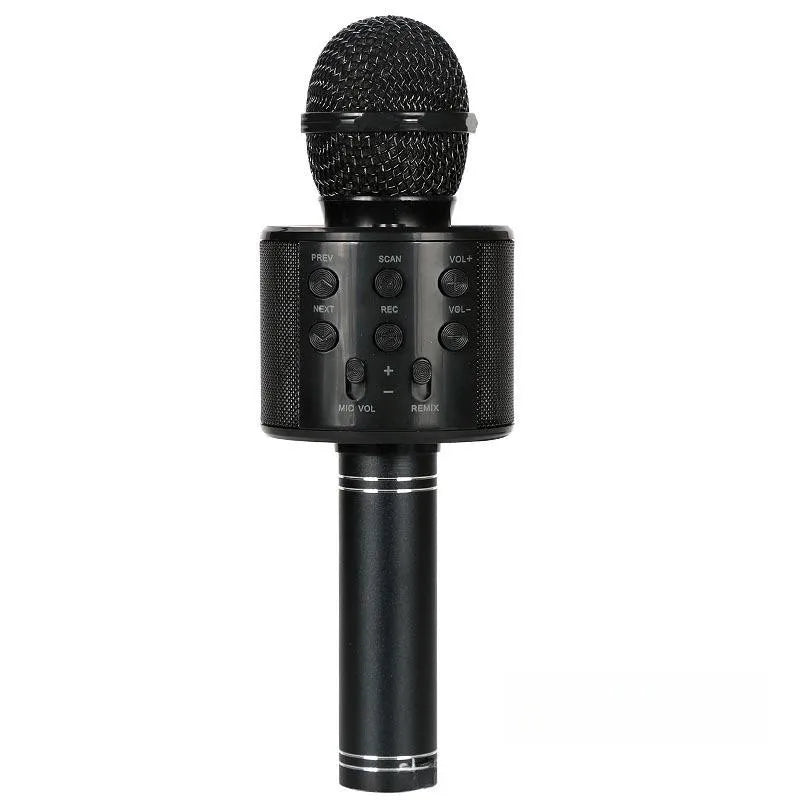 Wireless Karaoke Microphone , Bluetooth Speaker, Multi-Function Controls 5-In-1  Handheld Mic  For Party, Great Birthday Gift