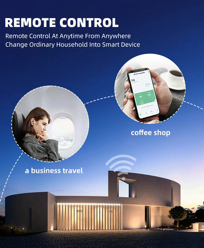 63A TUYA  WiFi Smart Earth Leakage Over Under Voltage Protector Relay Device Switch Breaker Energy Power kWh Meter Smart Life