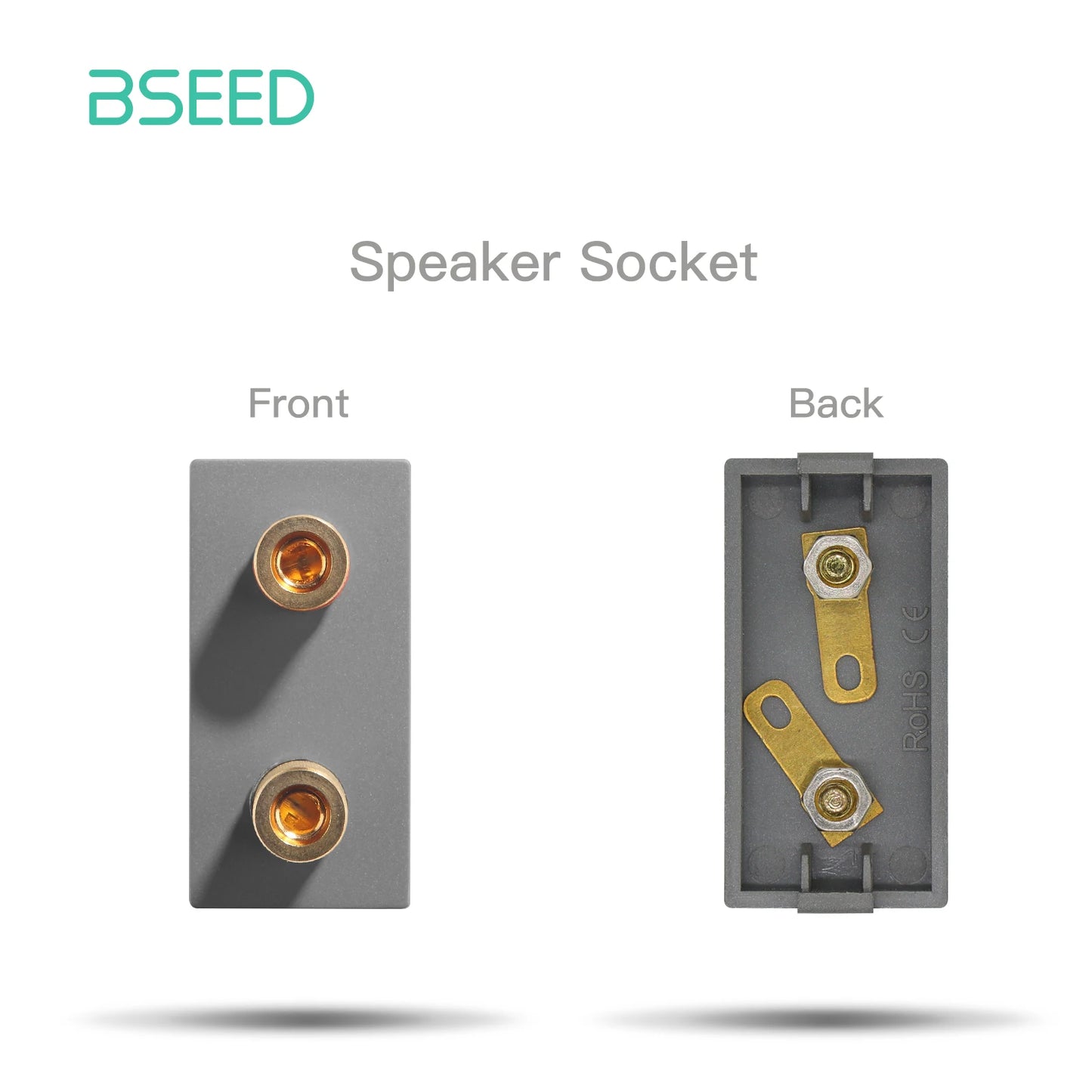 BSEED Glass Frames EU Standard HDMI Tel Sockets Module Part Internet Wall Sockets TV DIY Function Base USB CAT5 Satellite Parts