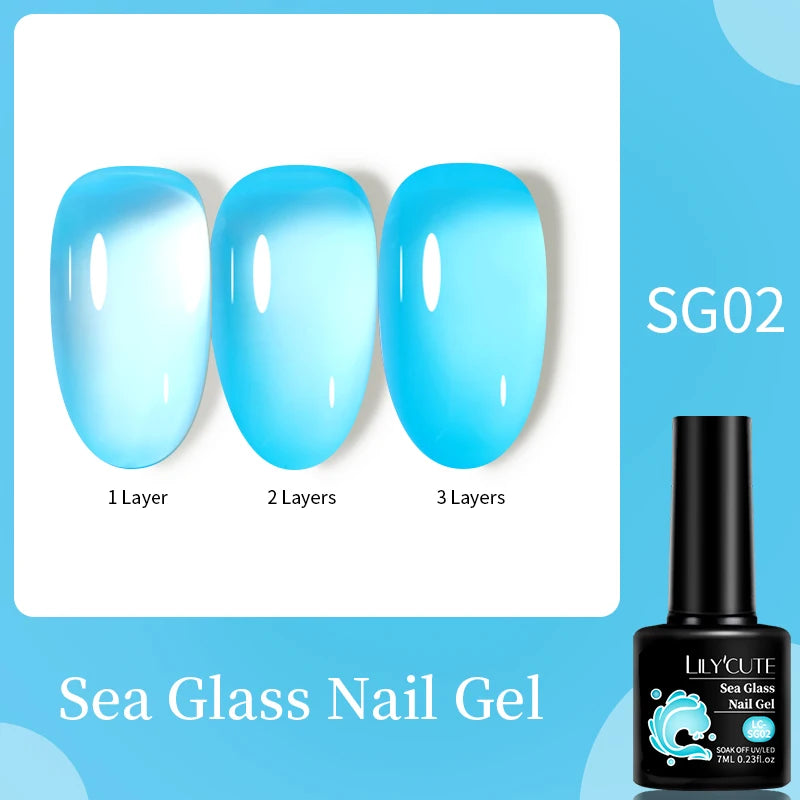 LILYCUTE 7ml White Color Gel Nail Polish Semi Permanent UV Gel Polish Gorgeous Full Coverage Soak Off UV LED Nail Gel Varnishes