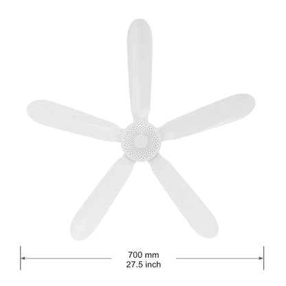 220V AU/EU/UK Silent 5 Leaves Ceiling Canopy fan with 1.8m switch Hanging Fan for Camping Bed Dormitory Tent  celling fan