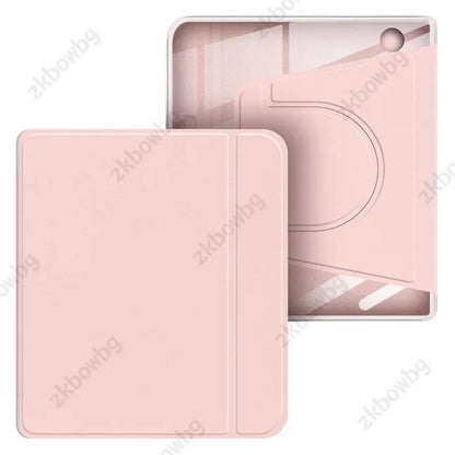 Magnetic Detachable for KOBO Libra Colour/Libra 2 N428 N418 7'' Ebook Case 360° Rotatable 2-in-1 Acrylic PU Leather Stand Cover