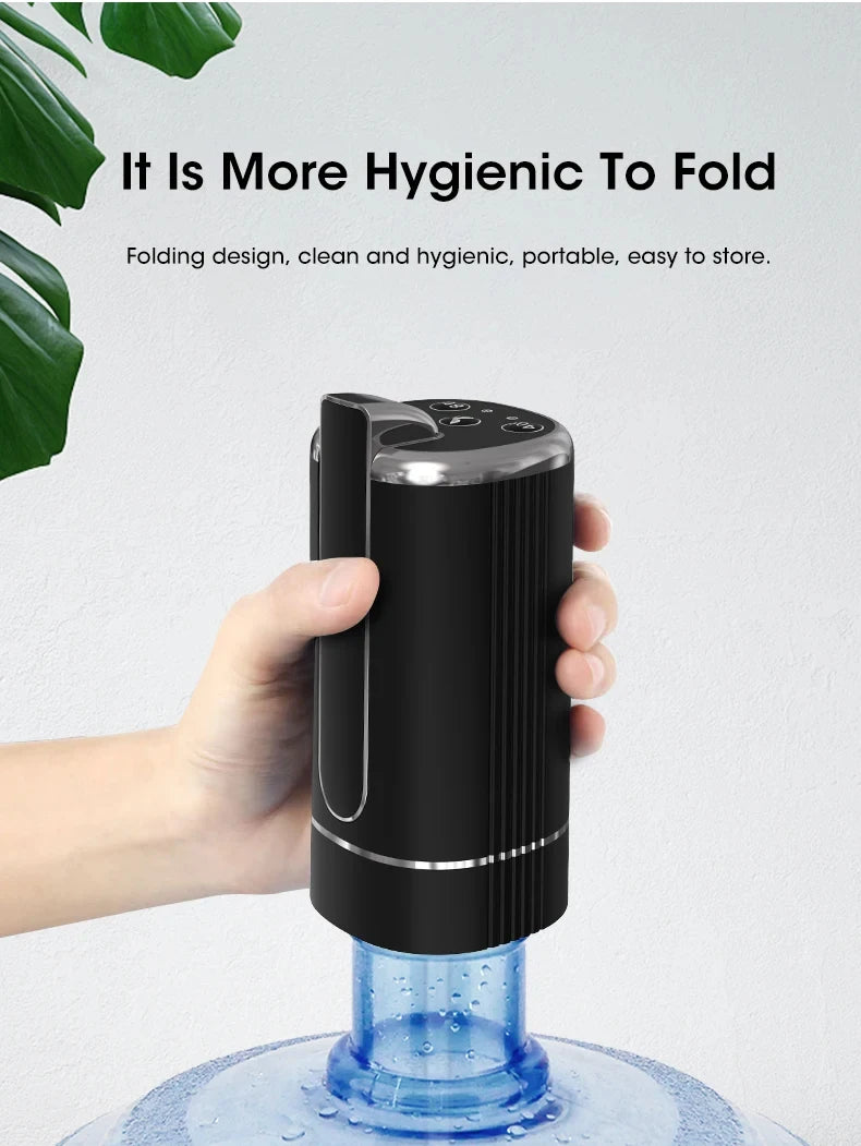 Electric Water Pump Bucket Water Suction Device Water Intake Device Household Office USB Outdoor Convenient Water Dispenser