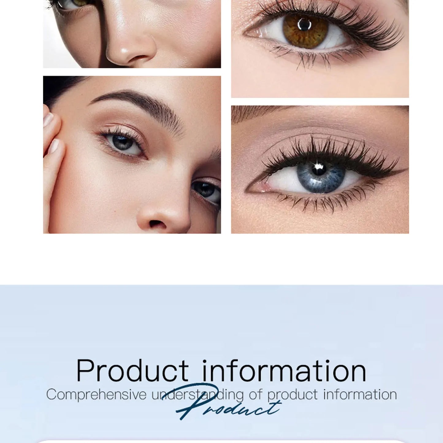 DeceMars V-shaped 3D eyelash extensions Matte Black 12 Rows/Tray