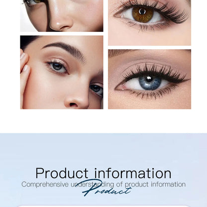 DeceMars V-shaped 3D eyelash extensions Matte Black 12 Rows/Tray