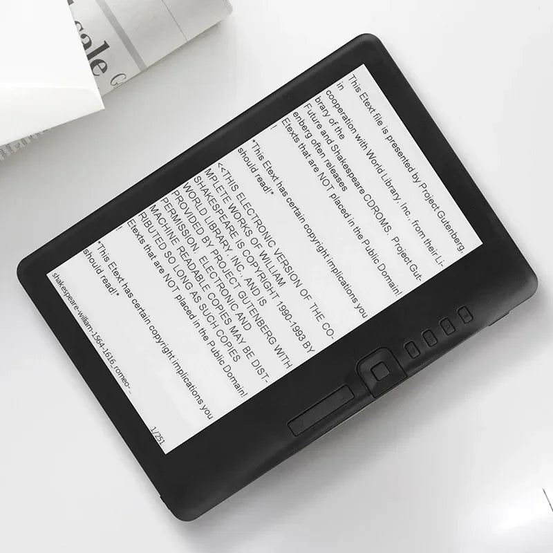 Portable 7inch Ebook Reader Colorful Screen Supports Memory Card Digital Book Read E‑book E‑book Reader e-Book Readers 4/8/10GB