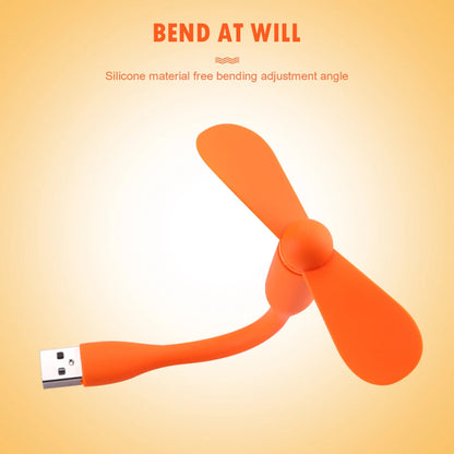 Mini USB Fan Flexible Bendable Cooling Fan For Power Bank Laptop PC AC Charger Portable Hand Fan Computer Summer Gadget