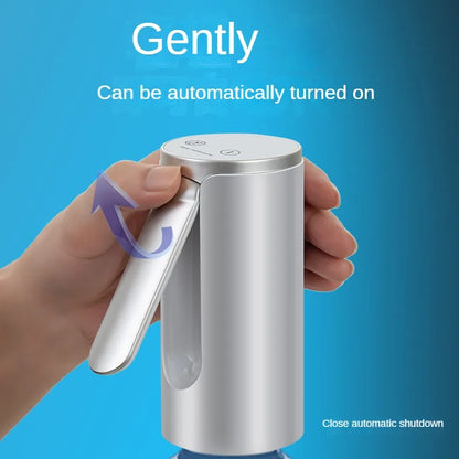 Electric Water Gallon Bottle Pump Automatic Water Dispenser Pump 19 Liters Foldable Desktop Water Bottle Pump USB Rechargeable