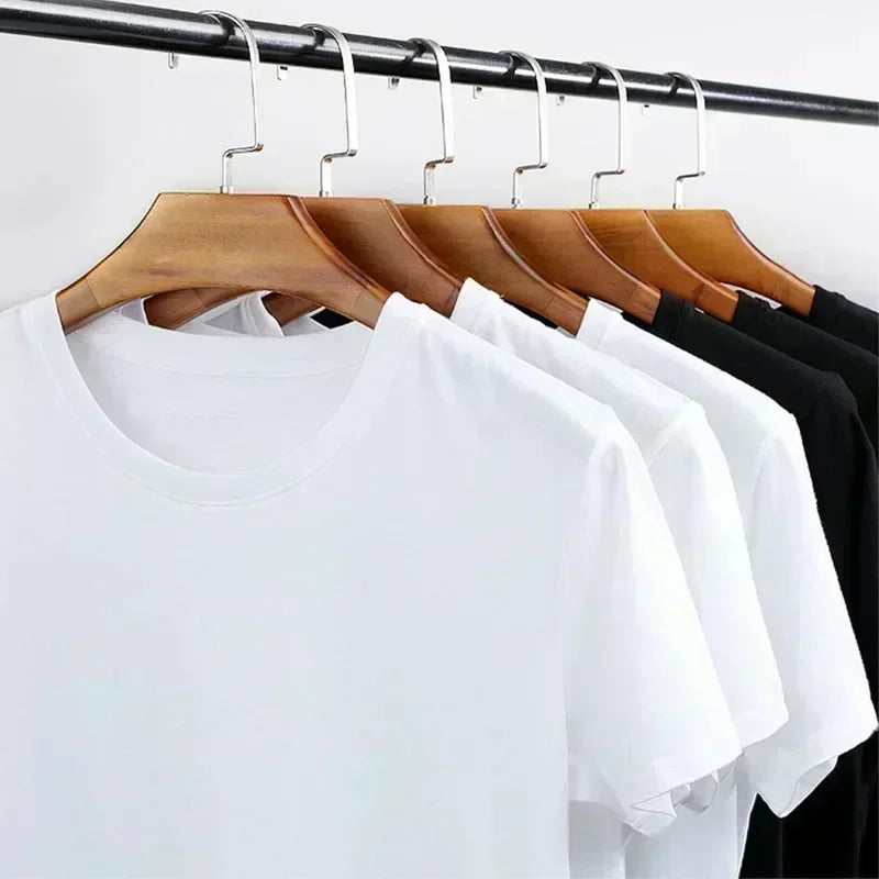 Y2k New American Casual Street Retro High Street Letter Short-sleeved T-shirt Men Summer Pure Cotton Loose Half Sleeve