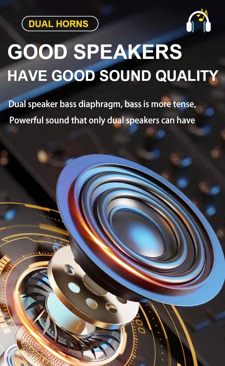 Karaoke Machine for Adults, Portable Bluetooth Karaoke Microphone Singing Speaker Karaoke Player with 2 Wireless Mic Home Party