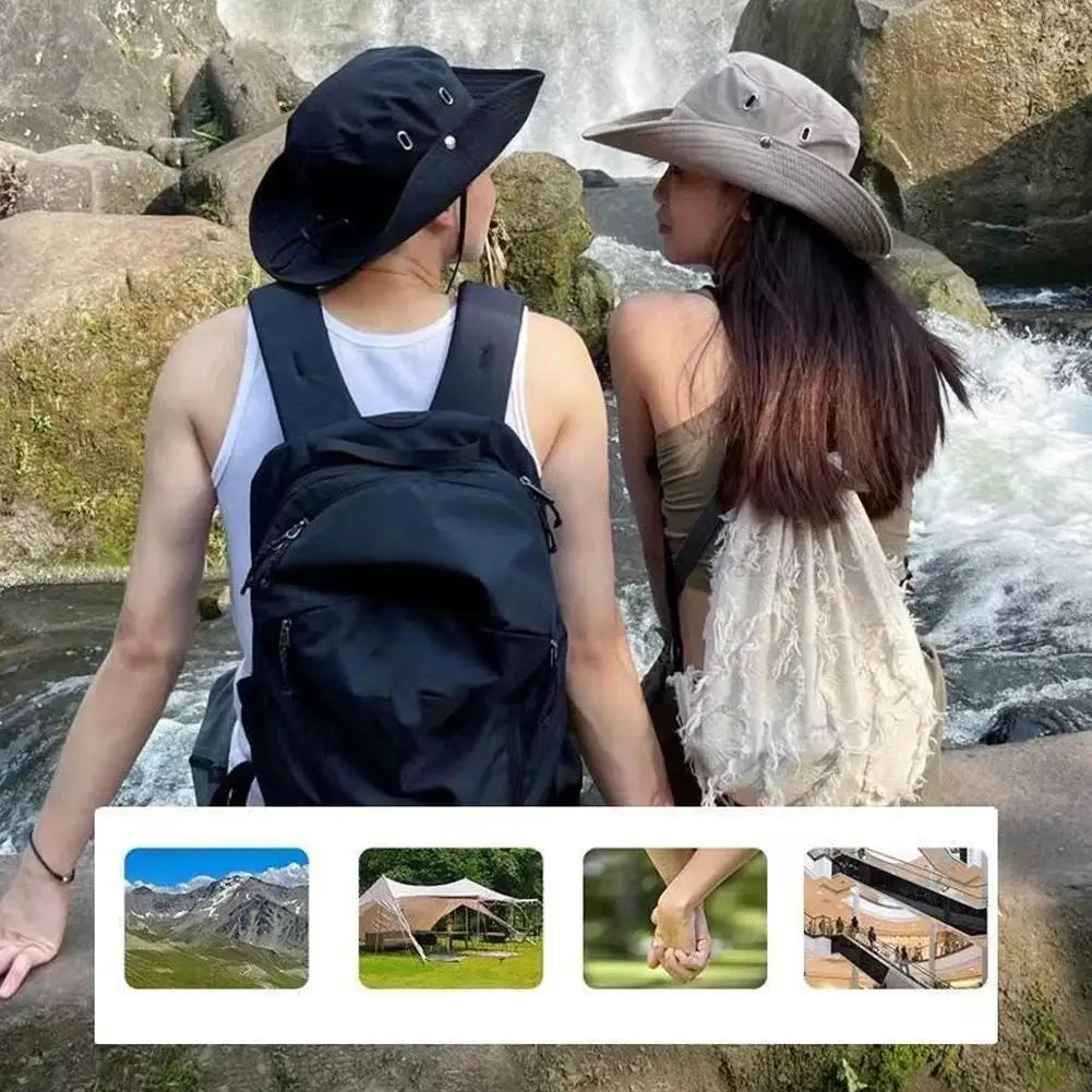 Men's AND WOMEN'S Waterproof Camping Hats, Outdoor Ande Hats, Suffolk Fishing Hats, UV Protection, Hiking and Canada, Summer