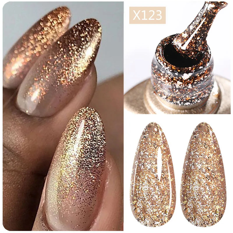 LILYCUTE 7ml White Color Gel Nail Polish Semi Permanent UV Gel Polish Gorgeous Full Coverage Soak Off UV LED Nail Gel Varnishes