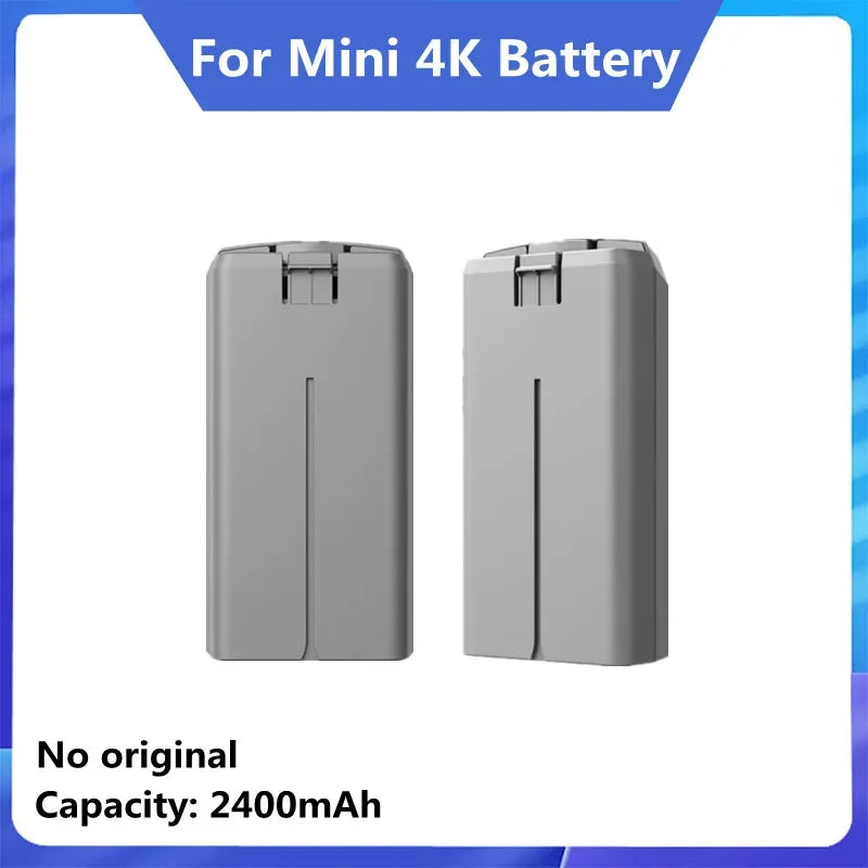 For Mini 4K Battery Compatible with Mini 4K/SE/2SESeries Capacity 2400mAh  Brand NewDrone Replace Battery Accessories Chargerr